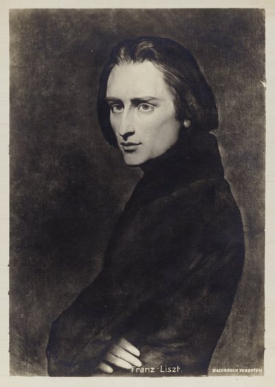 Portret van Franz Liszt door Hungarian School
