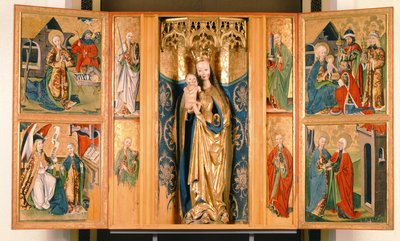 Het altaarstuk van de Maagd Maria uit Szepeshely, c.1480 door Hungarian School