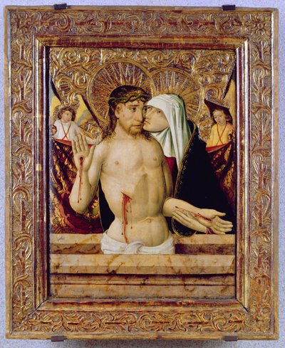 De Man van Smarten, uit Kassa, c.1470-80 door Hungarian School
