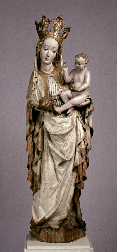 De Maagd en Kind uit de kerk van Sint-Philippus en Sint-Jacobus in Toporc, c.1420 door Hungarian School