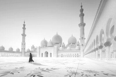 De eenzaamheid van de Witte Moskee door Hussain Buhligaha