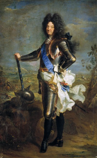 Lodewijk XIV, koning van Frankrijk door Hyacinthe Francois Rigaud