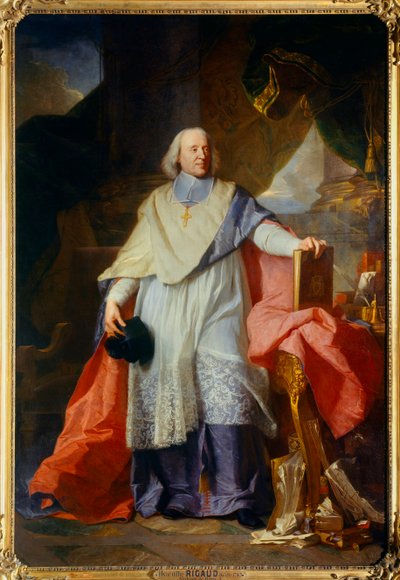Portret van Jacques-Benigne Bossuet (1627-1704), bisschop van Meaux door Hyacinthe Francois Rigaud