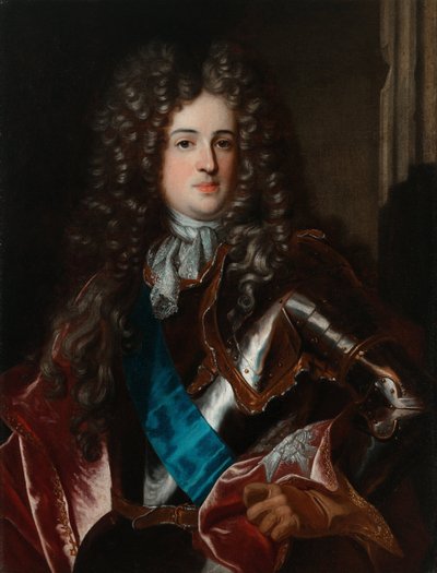 Portret van Aleksander Benedykt Stanislaw Sobieski door Hyacinthe Francois Rigaud