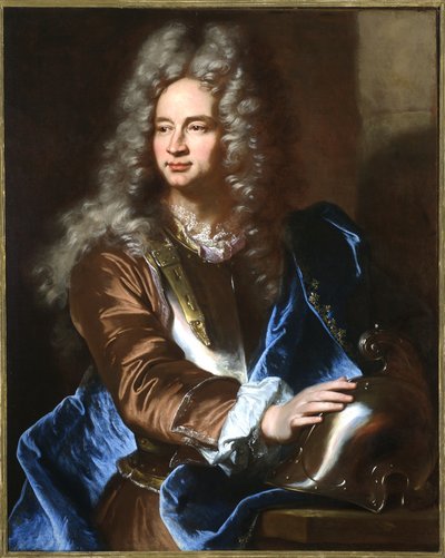 Portret van Anton Julius II Brignole-Sale buitengewoon gezant bij Lodewijk XIV van Frankrijk door Hyacinthe Francois Rigaud