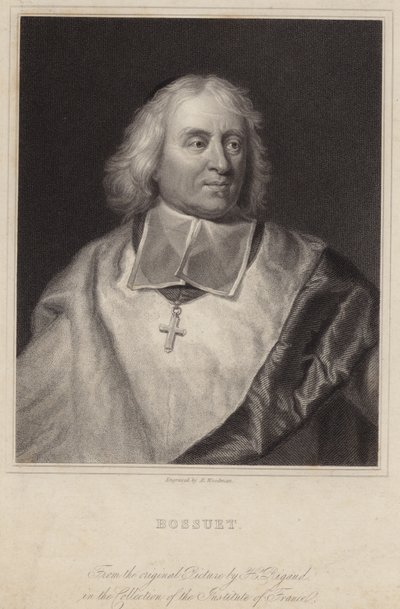Portret van Jacques-Benigne Bossuet door Hyacinthe Francois Rigaud