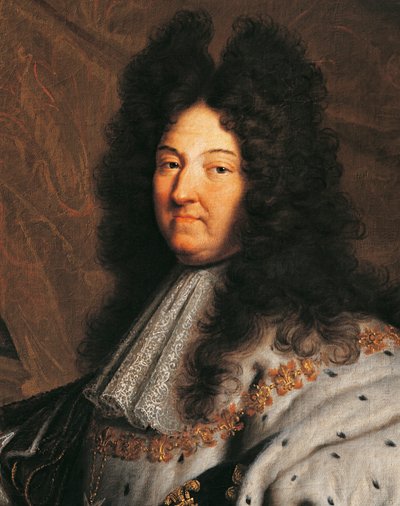 Portret van Lodewijk XIV van Frankrijk, bekend als Lodewijk de Grote of de Zonnekoning door Hyacinthe Francois Rigaud