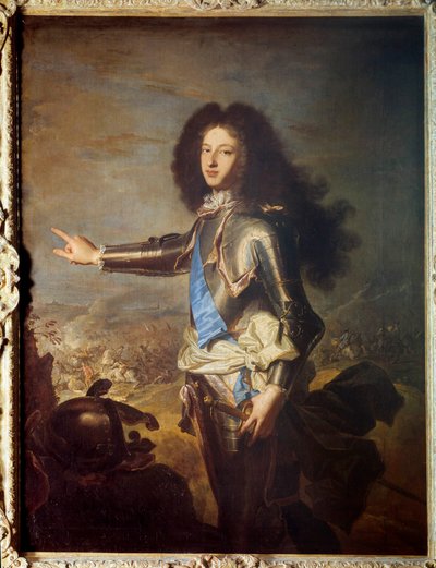 Portret van Lodewijk van Frankrijk, hertog van Bourgondië door Hyacinthe Francois Rigaud