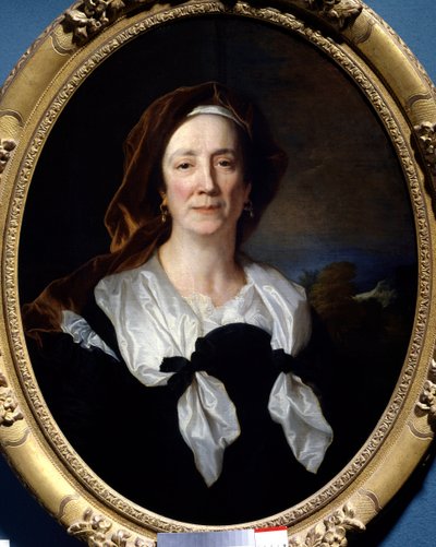 Portret van Marie Serre, moeder van de kunstenaar door Hyacinthe Francois Rigaud