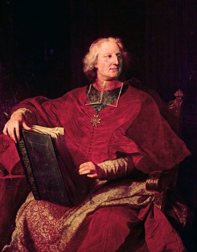 Portret van Melchior de Polignac door Hyacinthe Francois Rigaud