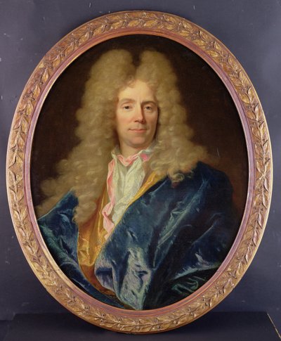 Portret van Michel Begon de Jongere door Hyacinthe Francois Rigaud