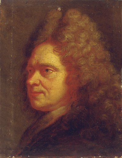 Portret van een Heer door Hyacinthe Francois Rigaud