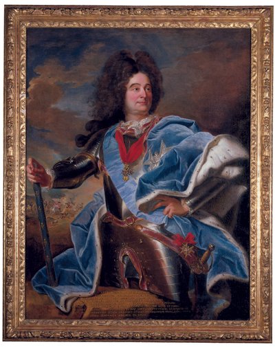 Portret van de hertog van Villars door Hyacinthe Francois Rigaud