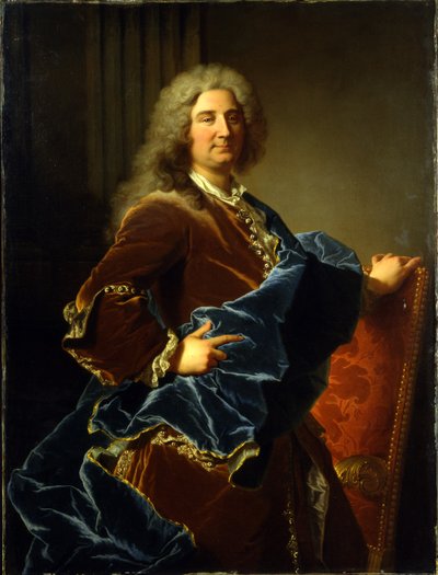 Portret van de Markies Jean-Octave de Villars door Hyacinthe Francois Rigaud