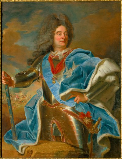 Portret van de maarschalk van Villars (1653-1734) door Hyacinthe Francois Rigaud