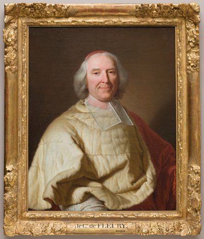 Kardinaal Andre Hercule de Fleury 1653-1743 door Hyacinthe Rigaud
