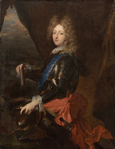 Portret van koning Frederik IV als prins door Hyacinthe Rigaud
