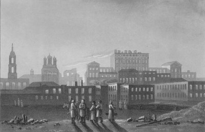 Paleizen van Pashov Menzikov, Apraxin &c. Belgorod, Moskou, 1817 door I Clark