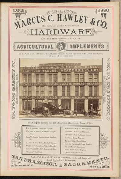 [Marcus C. Hawley and Company, San Francisco]. door I. W. Taber