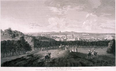 Uitzicht vanaf Greenwich Park, Londen door I Wood