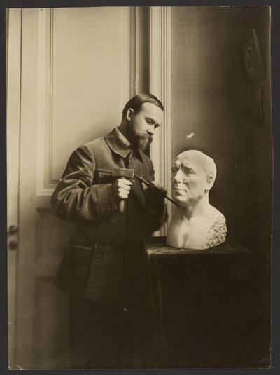 Boris Kustodiev (beeldhouwer) door Iakob Vladimirovich Shteinberg