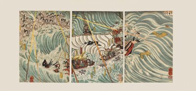 De geesten van de Taira die Yoshitsune