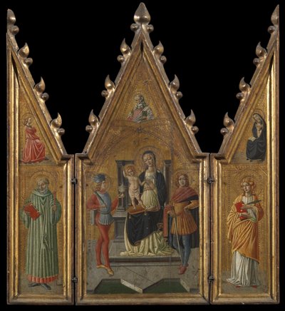 Drieluik, ca. 1920-29 door Icilio Federico Joni