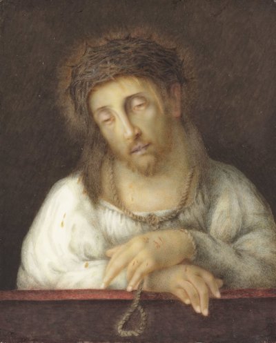 Christus als man van smarten door Ida Jacoba Reigersman (attributed to)