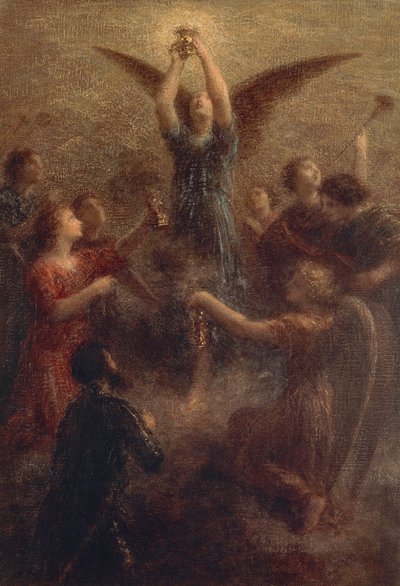 Heilige Graal door Ignace Henri Jean Fantin Latour