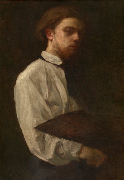 Zelfportret door Ignace Henri Jean Fantin Latour