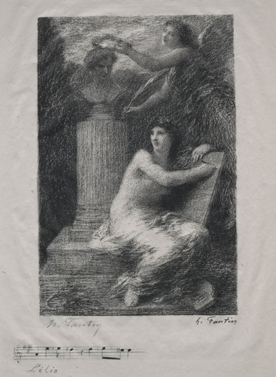 À Berlioz door Ignace Henri Jean Fantin Latour