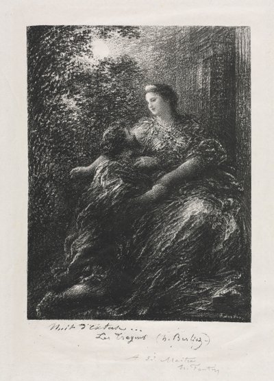 Duet van de Trojanen, 1894 door Ignace Henri Jean Fantin Latour