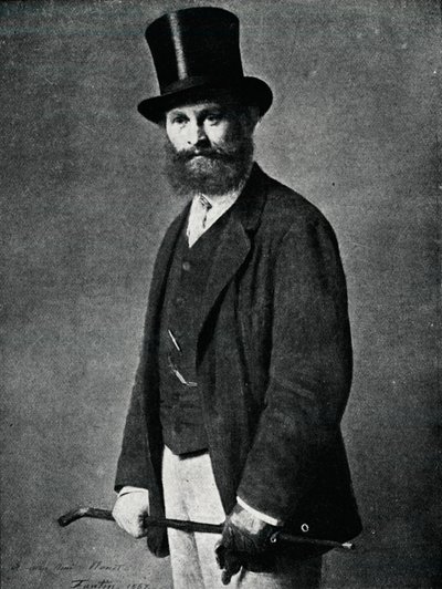 Edouard Manet. Uit het portret door Fantin-Latour, 1901 door Ignace Henri Jean Fantin Latour