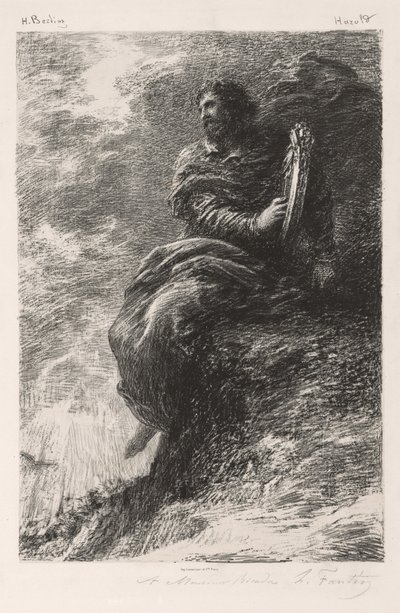 Harolde in de bergen, 1884 door Ignace Henri Jean Fantin Latour