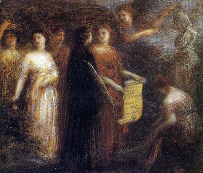 Hulde aan Robert Schumann, c.1893 door Ignace Henri Jean Fantin Latour