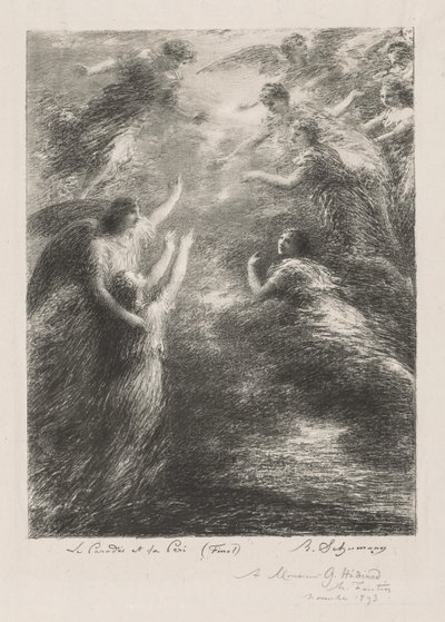 Het Paradijs en de Peri, 1893 door Ignace Henri Jean Fantin Latour
