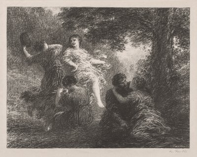 Pastorale door Ignace Henri Jean Fantin Latour
