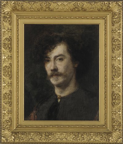 Portret van Whistler, 1865 door Ignace Henri Jean Fantin Latour