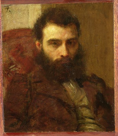 Portret van een Man door Ignace Henri Jean Fantin Latour