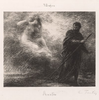 Rinaldo, 1881 door Ignace Henri Jean Fantin Latour