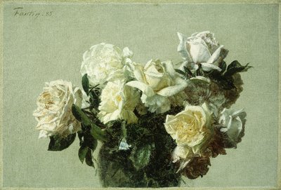 Rozen door Ignace Henri Jean Fantin Latour