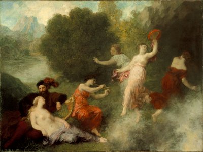 Tannhäuser op de Venusberg, 1864 door Ignace Henri Jean Fantin Latour