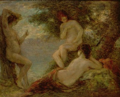 De baders door Ignace Henri Jean Fantin Latour