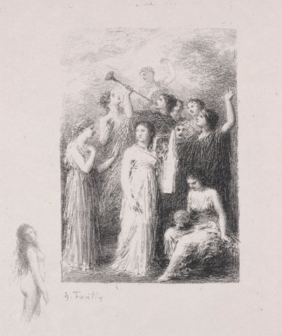 De Blinden door Ignace Henri Jean Fantin Latour