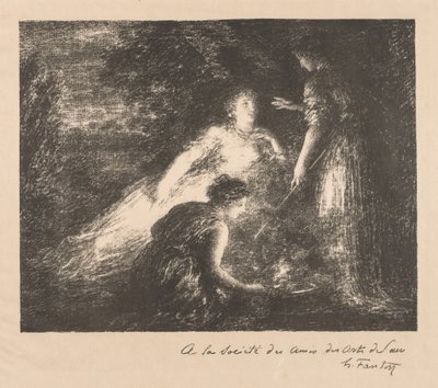 Hekserij, 1899 door Ignace Henri Jean Fantin Latour