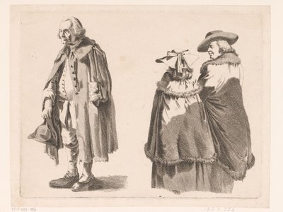 Compositie met drie staande figuren door Ignace Joseph de Claussin (attributed to)