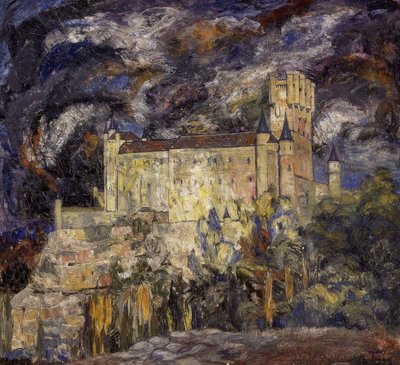 Alcazar van Segovia door Ignacio Zuloaga y Zabaleta