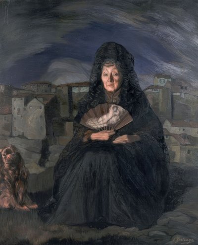 Doña Rosita Gutierrez – 1915 door Ignacio Zuloaga y Zabaleta