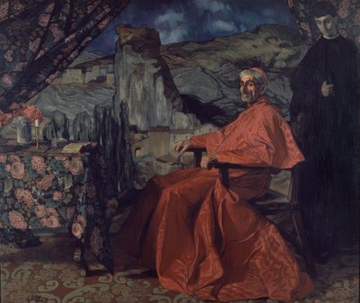 De kardinaal – 1912 door Ignacio Zuloaga y Zabaleta