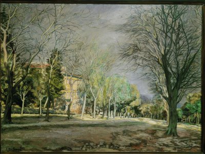 Ignacio Zuloaga, Landschap bij El Escorial door Ignacio Zuloaga y Zabaleta